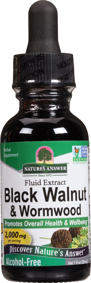 slide 8 of 9, Nature's Answer 2000 mg Black Walnut & Wormwood Fluid Extract 1 fl oz, 1 fl oz