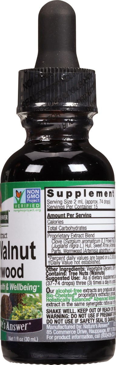 slide 3 of 9, Nature's Answer 2000 mg Black Walnut & Wormwood Fluid Extract 1 fl oz, 1 fl oz