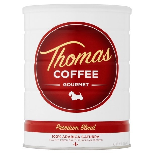 slide 1 of 1, Thomas' Coffee Ground - Premium Blend - 26 oz, 26 oz