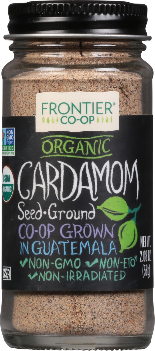 slide 5 of 10, Frontier Co-Op Organic Ground Cardamom Seed 2.08 oz, 2.08 oz