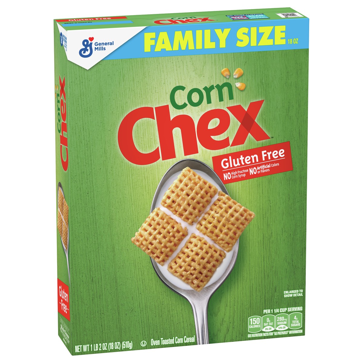 slide 12 of 13, Chex Family Size Gluten Free Corn Cereal 18 oz, 18 oz