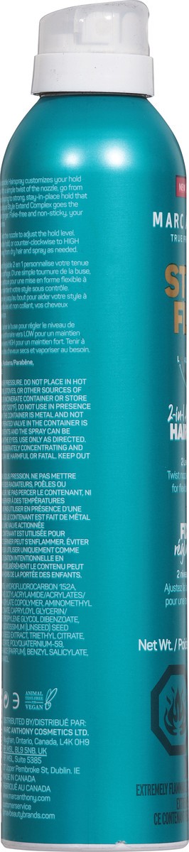 slide 14 of 14, Marc Anthony True Professional Style Flex Hairspray, 2-in-1 Adjustable Hairspray, 10 oz