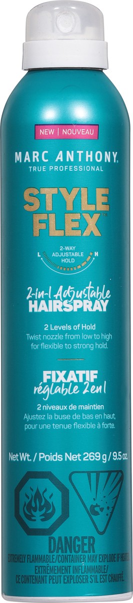 slide 8 of 14, Marc Anthony True Professional Style Flex Hairspray, 2-in-1 Adjustable Hairspray, 10 oz