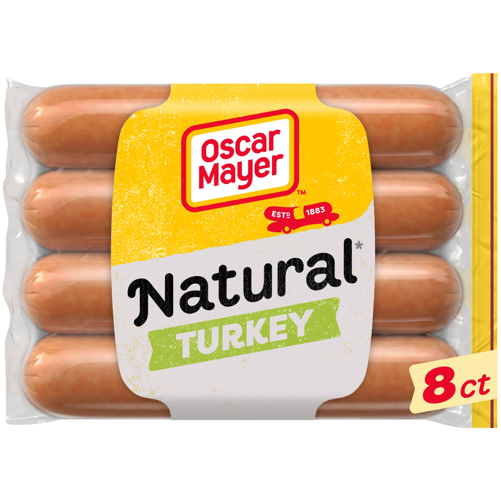 slide 1 of 7, Oscar Mayer Natural Selects Uncured Turkey Franks Hot Dogs Pack, 16 oz