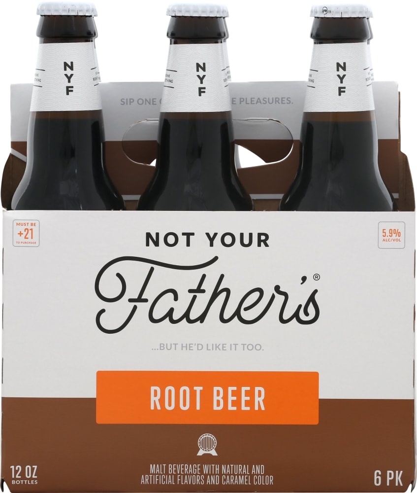 slide 1 of 5, Not Your Father's Root Beer , 6 ct; 12 oz
