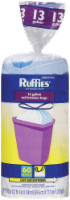 slide 1 of 1, Ruffies Tall Kitchen Draw String Trash Bags, 60 ct