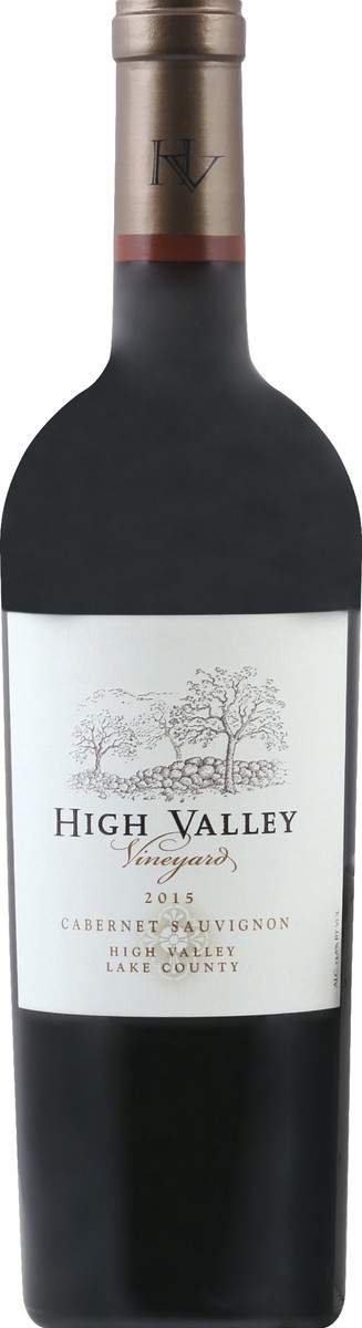 slide 2 of 2, High Valley Vineyard Cabernet Sauvignon 750 ml, 750 ml