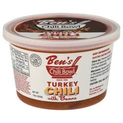 Ben's Chili Bowl Turkey Chili with Beans 15 oz