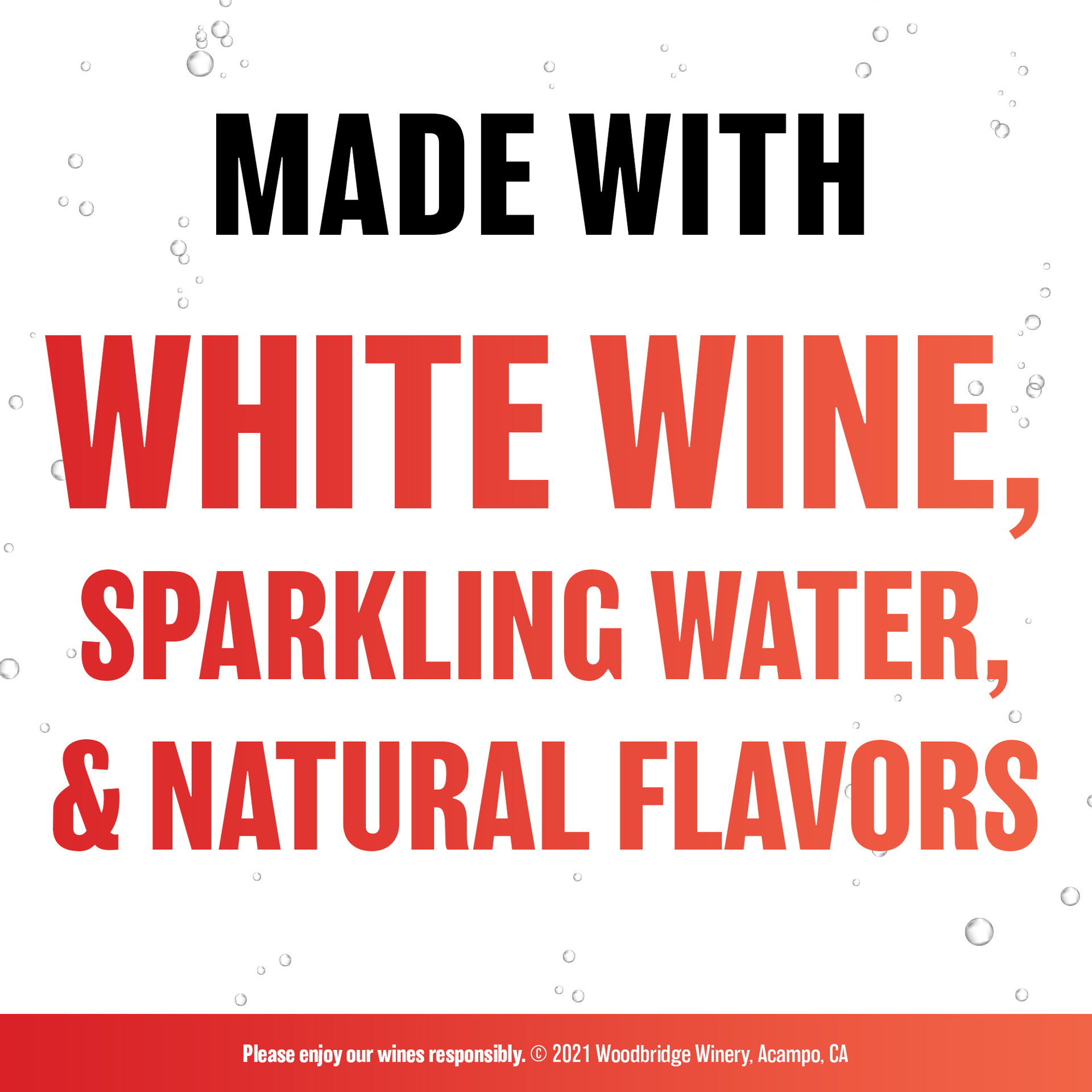 slide 5 of 5, Woodbridge by Robert Mondavi Woodbridge Wine Seltzer Peach Mango 4 Pk, 33.6 fl oz