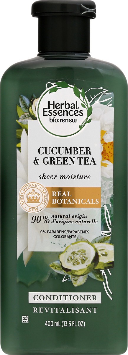 slide 2 of 11, Herbal Essences Bio:Renew Sheer Moisture Cucumber & Green Tea Conditioner 400 ml, 400 ml