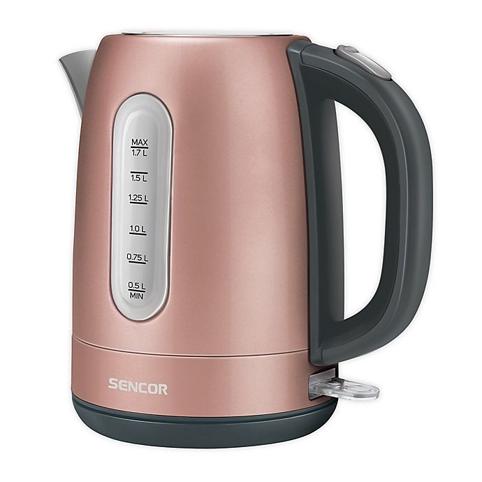 slide 1 of 1, Sencor Stainless Steel Electric Kettle - Pink, 1.7 liter