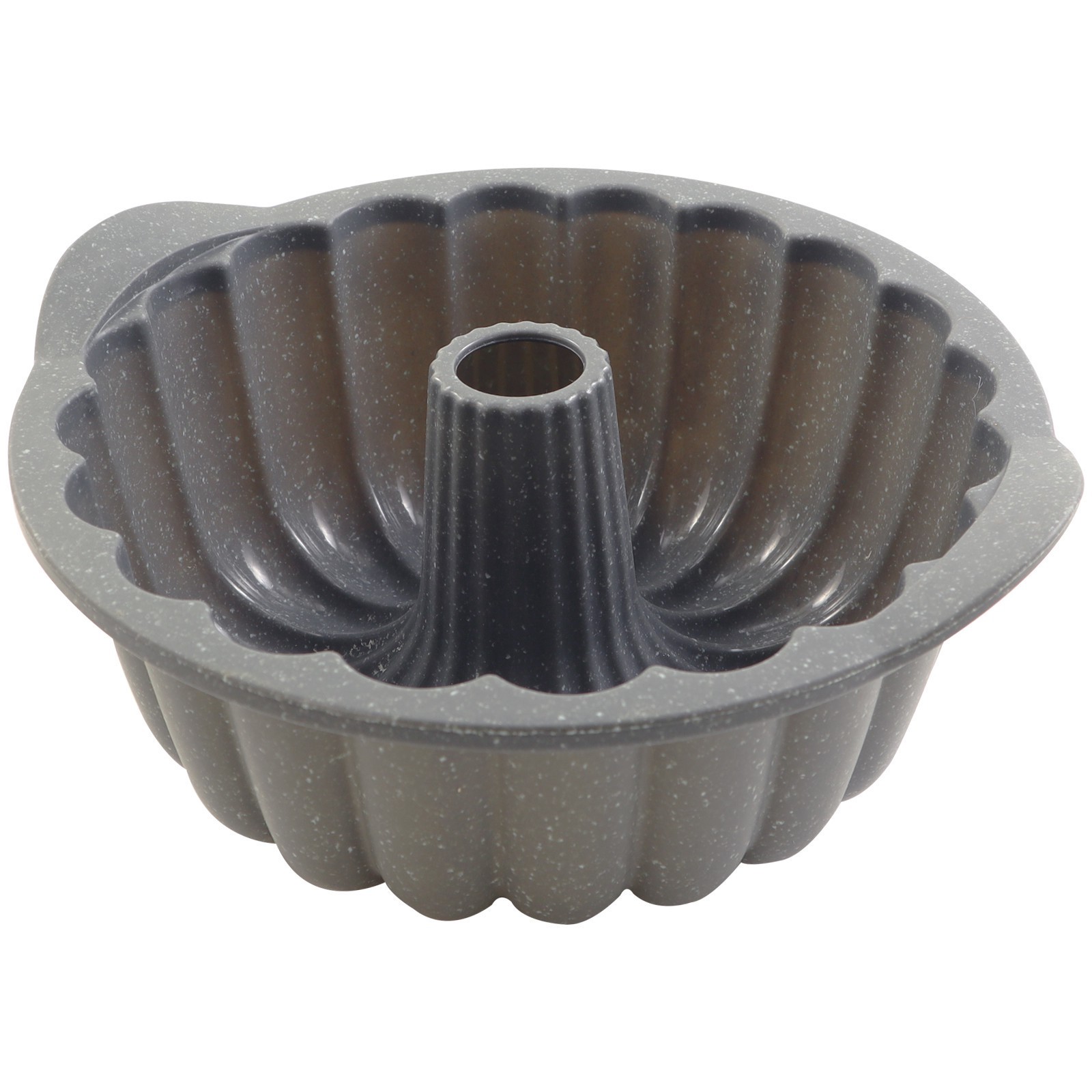 slide 2 of 4, Metal Reinforced Silicone Fluted Pan By Celebrate It, 10 in x 9.2 in x 4.19 in