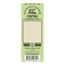 Carr Valley Fontina Stix 1 Oz