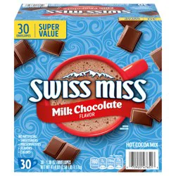 Swiss Miss Milk Chocolate Flavored Hot Cocoa Mix, 30 Count Hot Cocoa Mix Packets