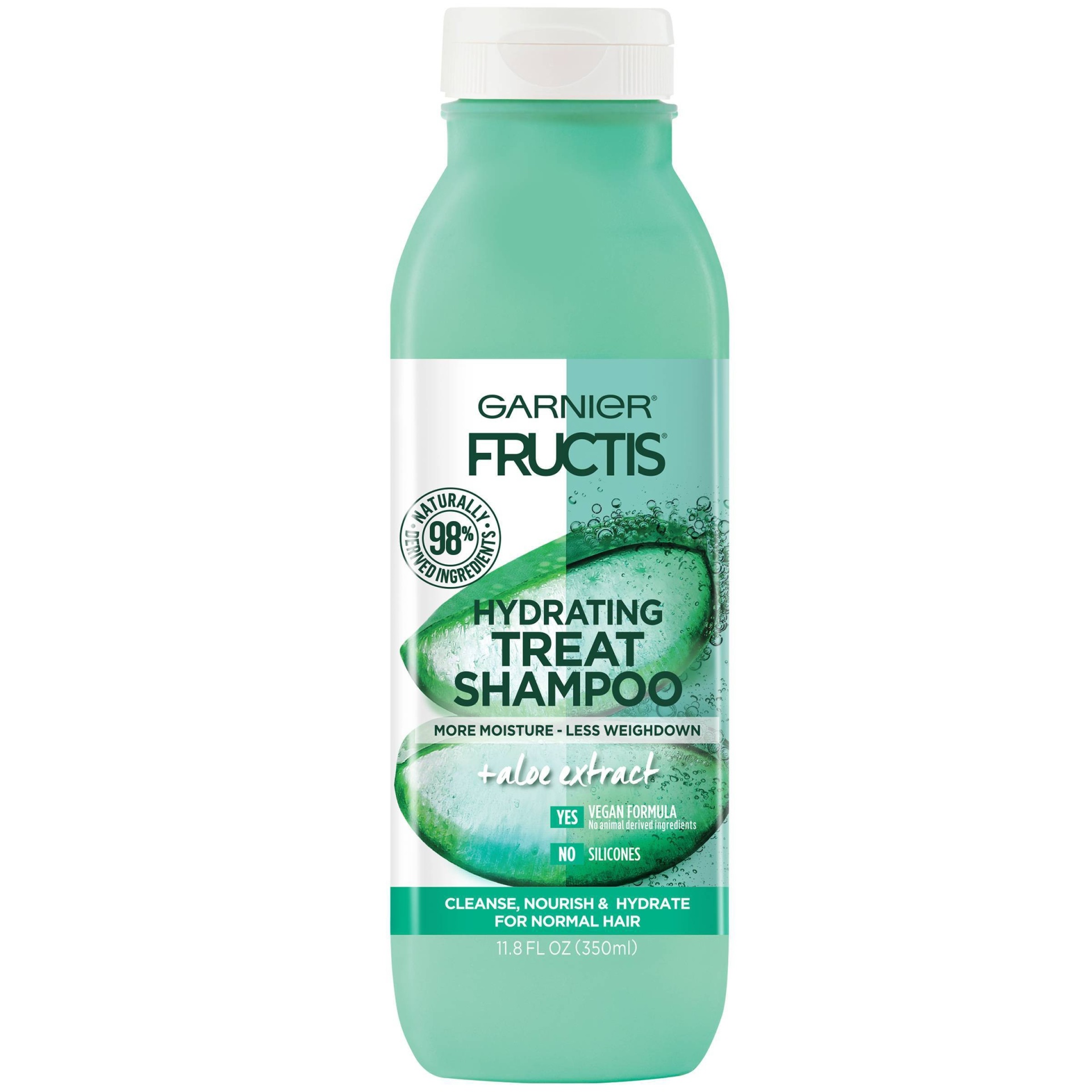 slide 1 of 1, Garnier Treats Aloe Shampoo for Normal Hair, 11.8 oz