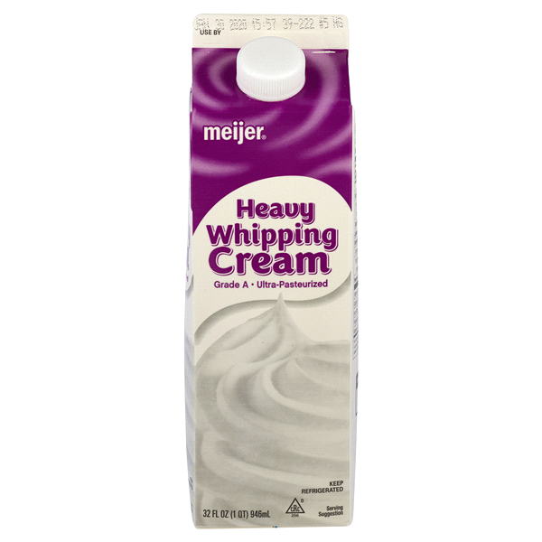 slide 1 of 1, Meijer Fresh Heavy Whipping Cream, 32 fl oz