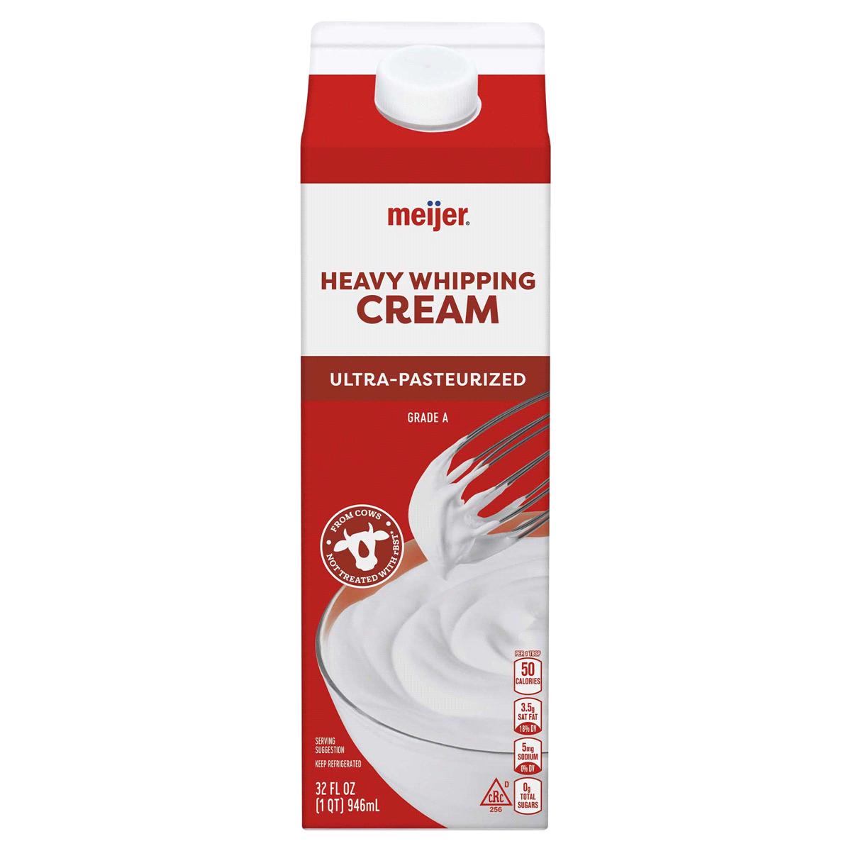 slide 1 of 5, Meijer Heavy Whipping Cream, 1 quart