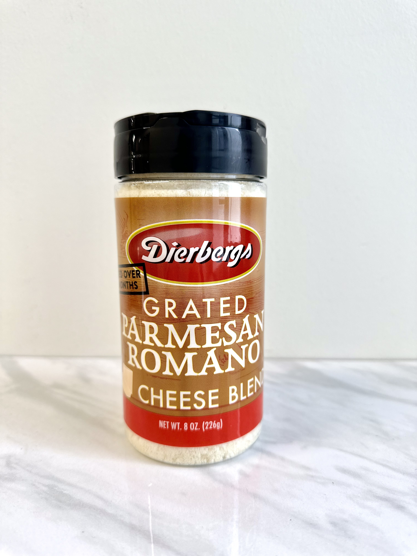 slide 1 of 1, Dierbergs Grated Parmesan & Romano Cheese, 8 oz