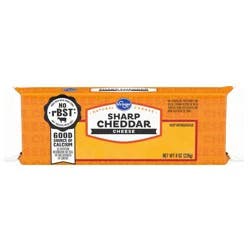 Kroger Sharp Cheddar Cheese Bar