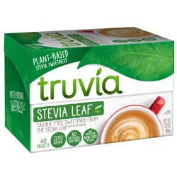 Truvia Original Calorie-Free Sweetener from the Stevia Leaf Packets, 40 Count (2.82 oz Carton)