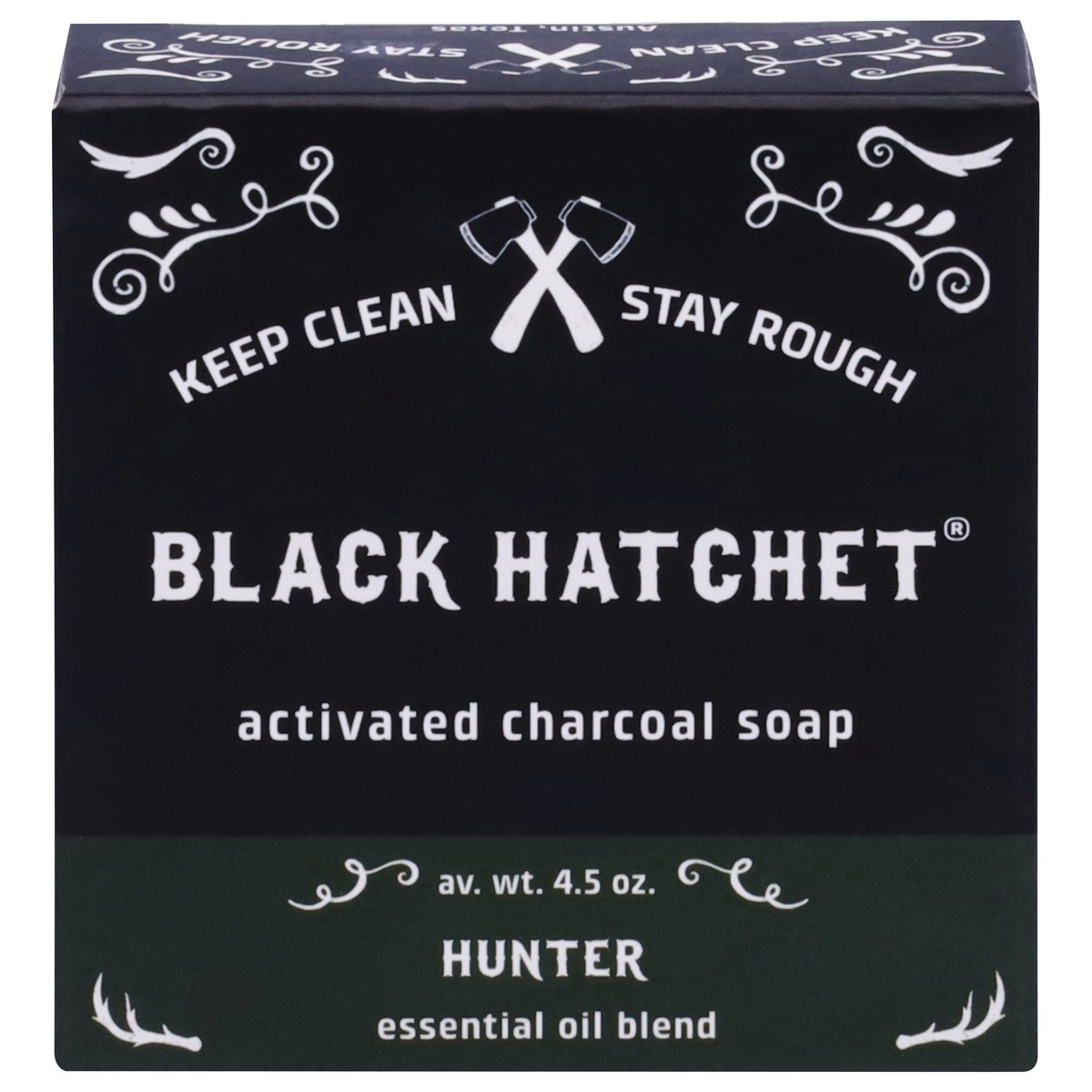 slide 9 of 13, Black Hatchet Activated Charcoal Hunter Soap 4.5 oz, 4.50 ct