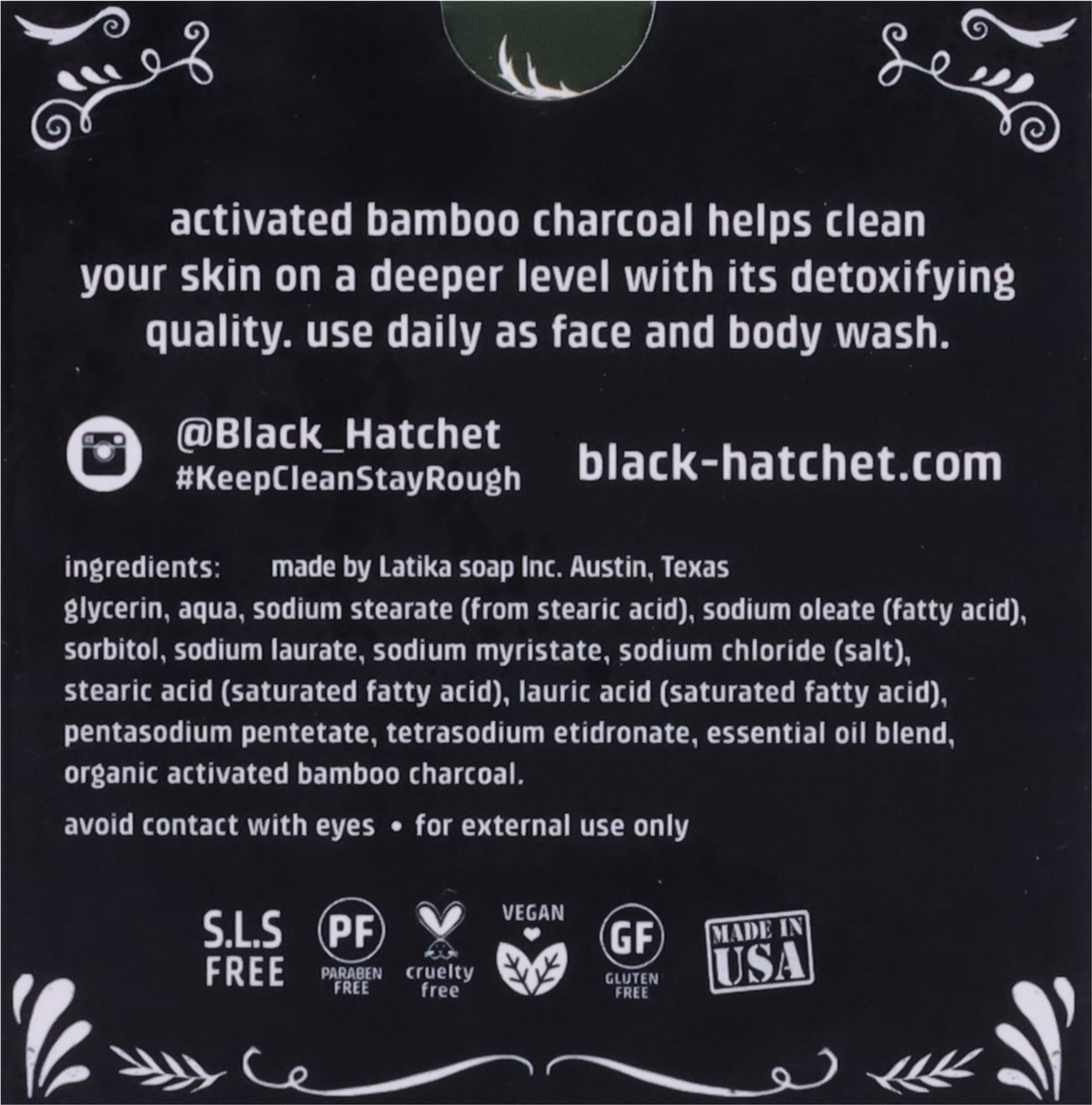 slide 7 of 13, Black Hatchet Activated Charcoal Hunter Soap 4.5 oz, 4.50 ct