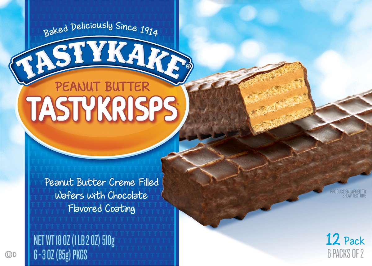 slide 6 of 9, Tastykake Peanut Butter Tastykrisps™ 18 oz. Box, 6 ct