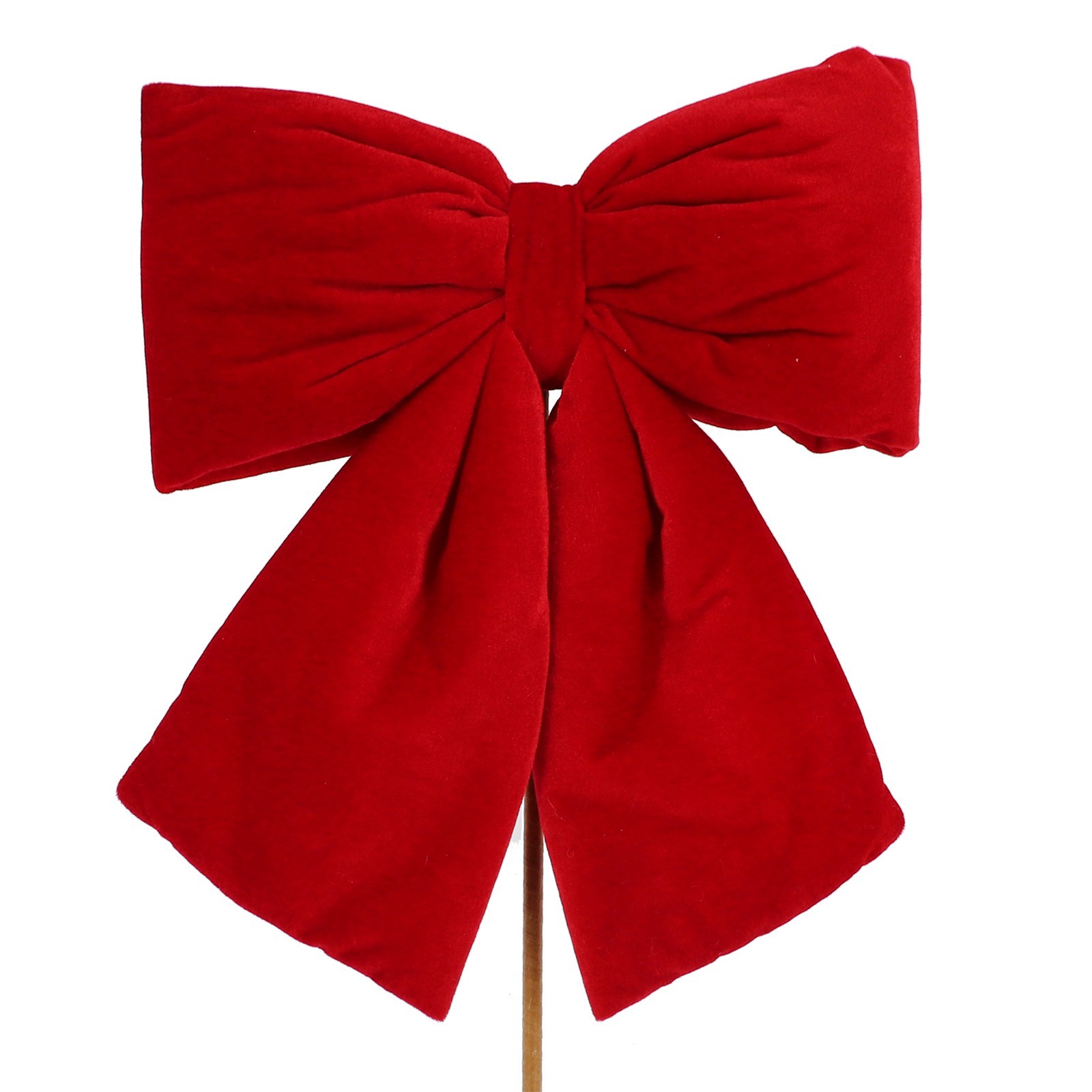 slide 3 of 4, 28" Red Velvet Bow Stem By Ashland, 28 in