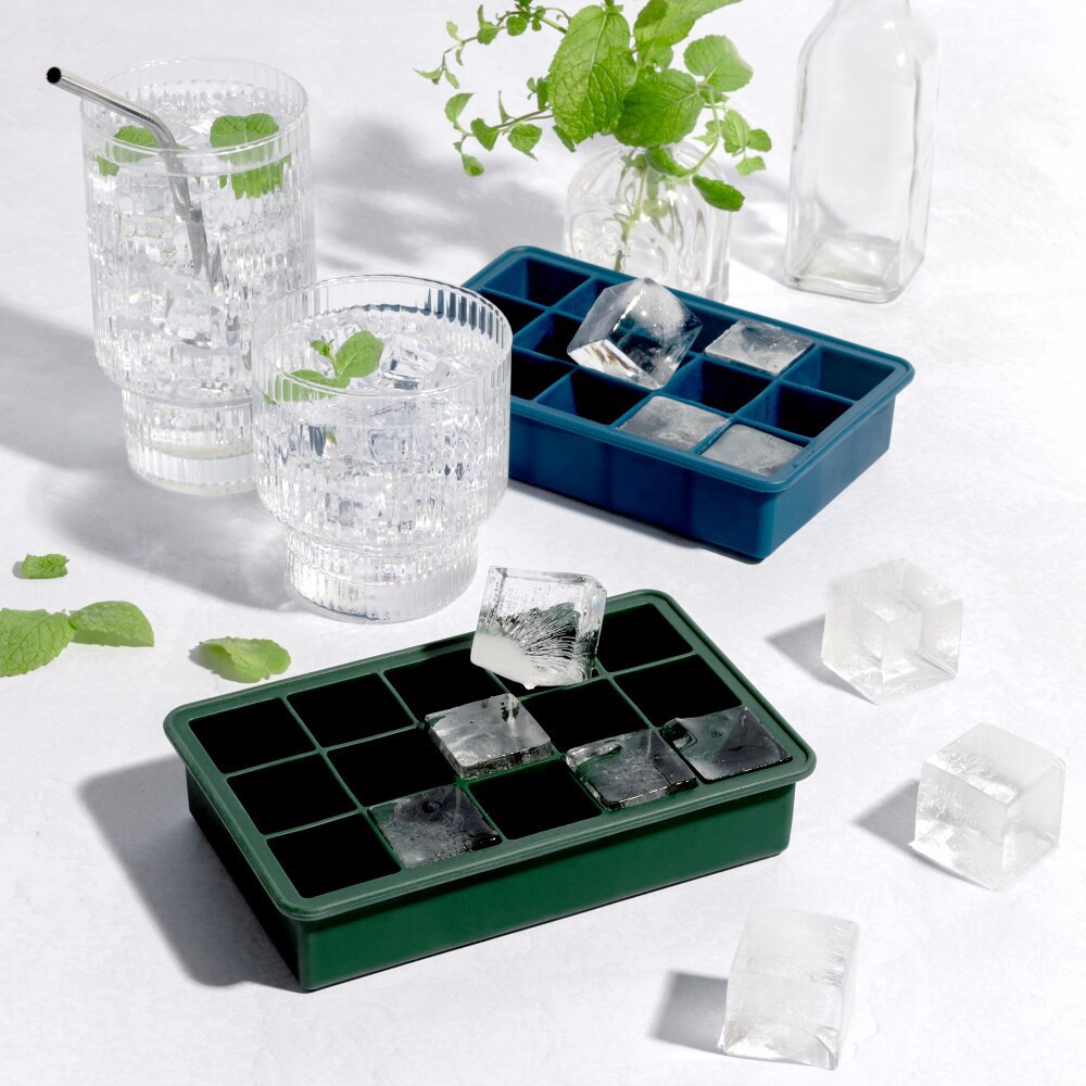 slide 2 of 4, Core Home™ Silicone Ice Cube Trays, 2 ct