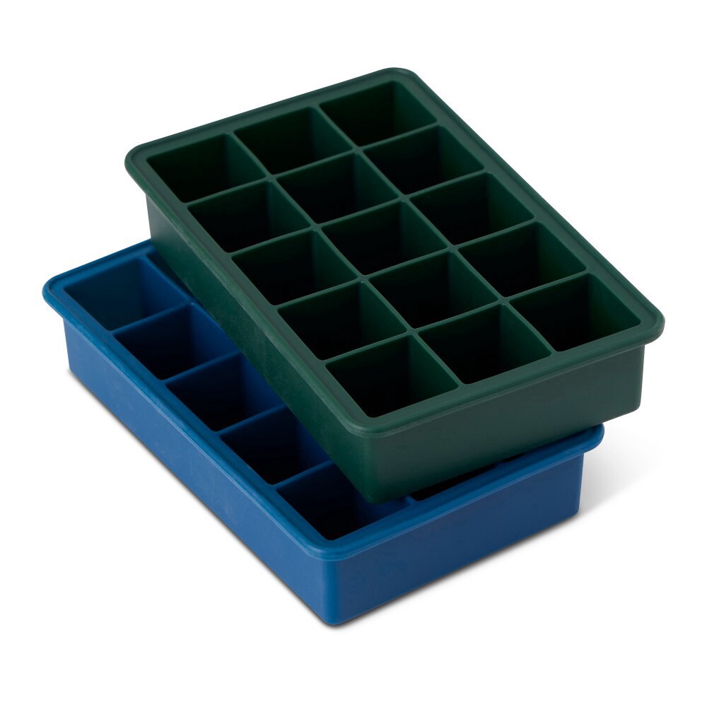 slide 3 of 4, Core Home™ Silicone Ice Cube Trays, 2 ct