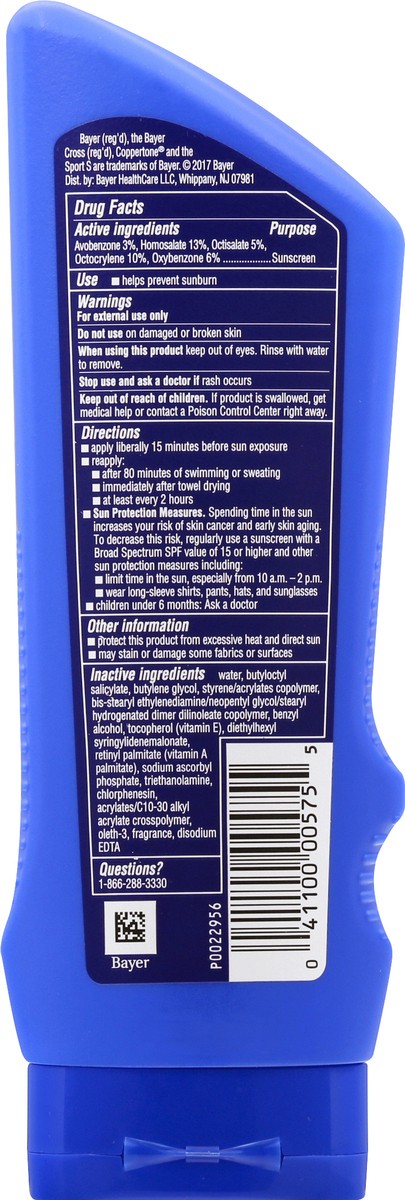 slide 6 of 11, Coppertone Sport Broad Spectrum SPF 70 Sunscreen Lotion, 7 oz