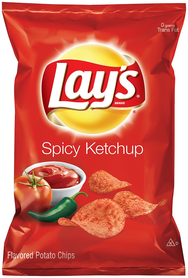 slide 1 of 1, Xxl Lay's Spicy Ketchup, 1 ct