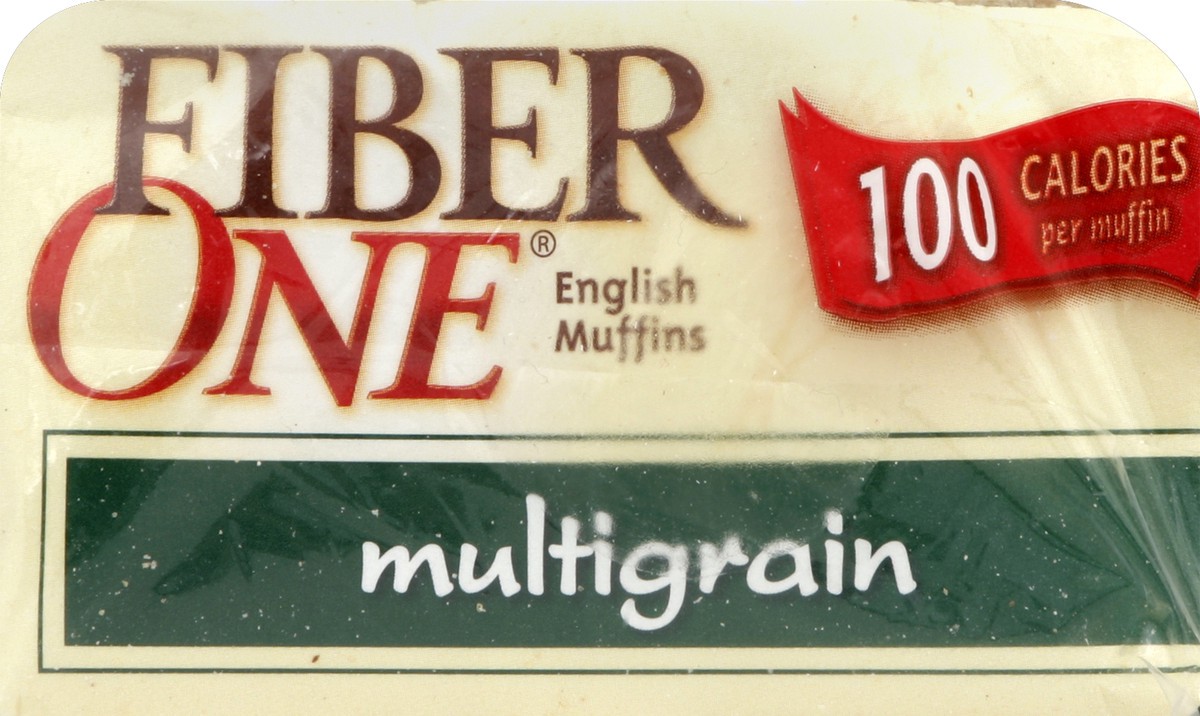 slide 4 of 5, Fiber One Light Multigrain English Muffins, 12 oz