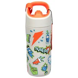 Gatorade Kids White Sticker Bottle