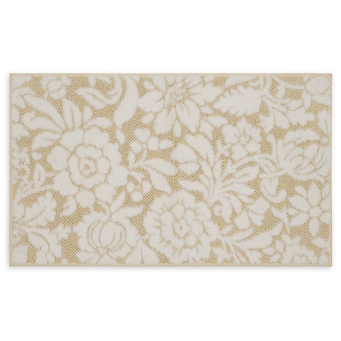 slide 1 of 4, Mohawk Home Savy Bella 20 x 34'' Bath Rug - White/Blush'', 1 ct