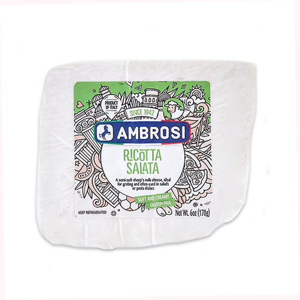 slide 1 of 1, Ambrosi Ricotta Salata Cheese, 7 oz