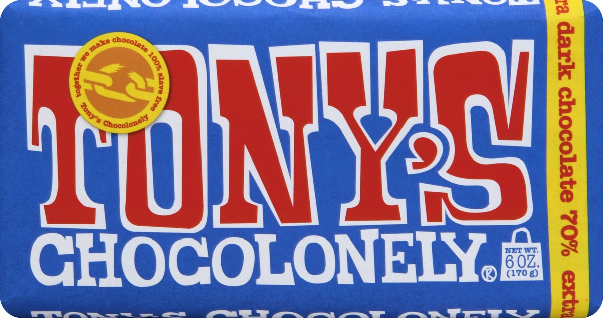 slide 2 of 5, Tony's Chocolonely Dark Chocolate 6 oz, 6 oz