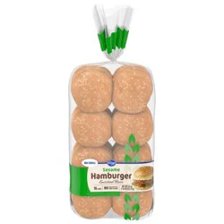 Kroger Enriched Sesame Hamburger Buns 16 Count