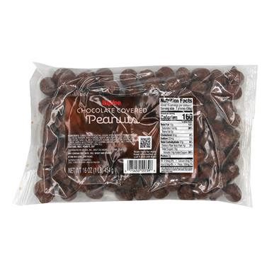 slide 1 of 1, Hy-Vee Chocolate Covered Peanuts, 16 oz