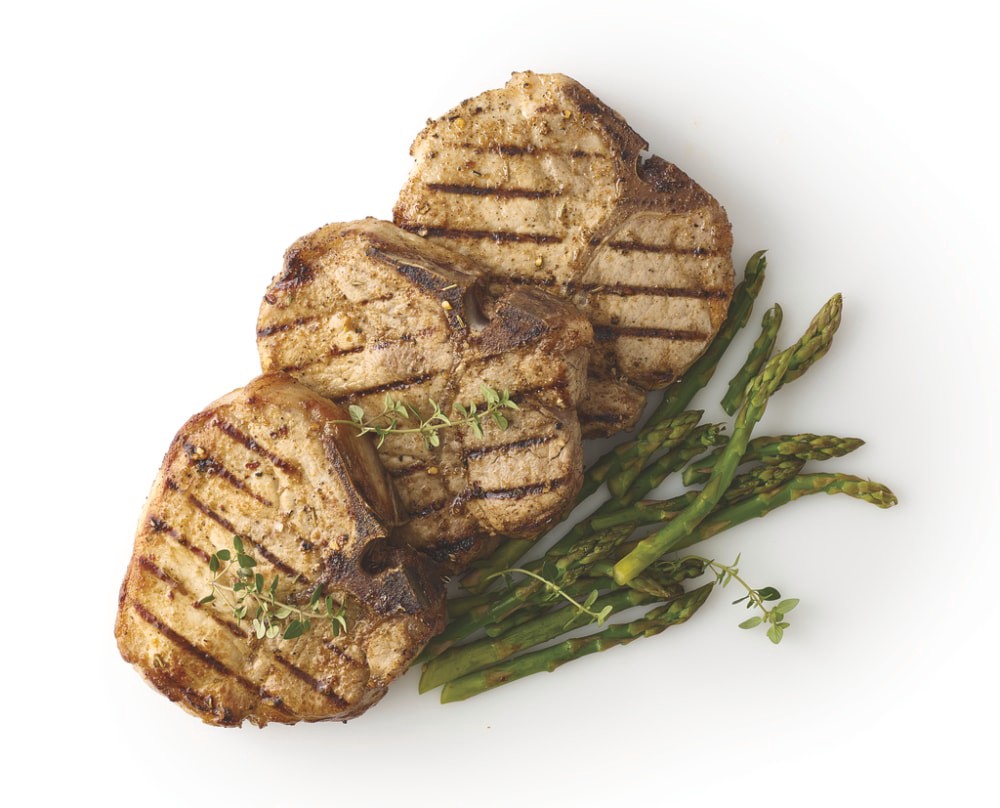slide 1 of 1, Pork Loin Chops, per lb