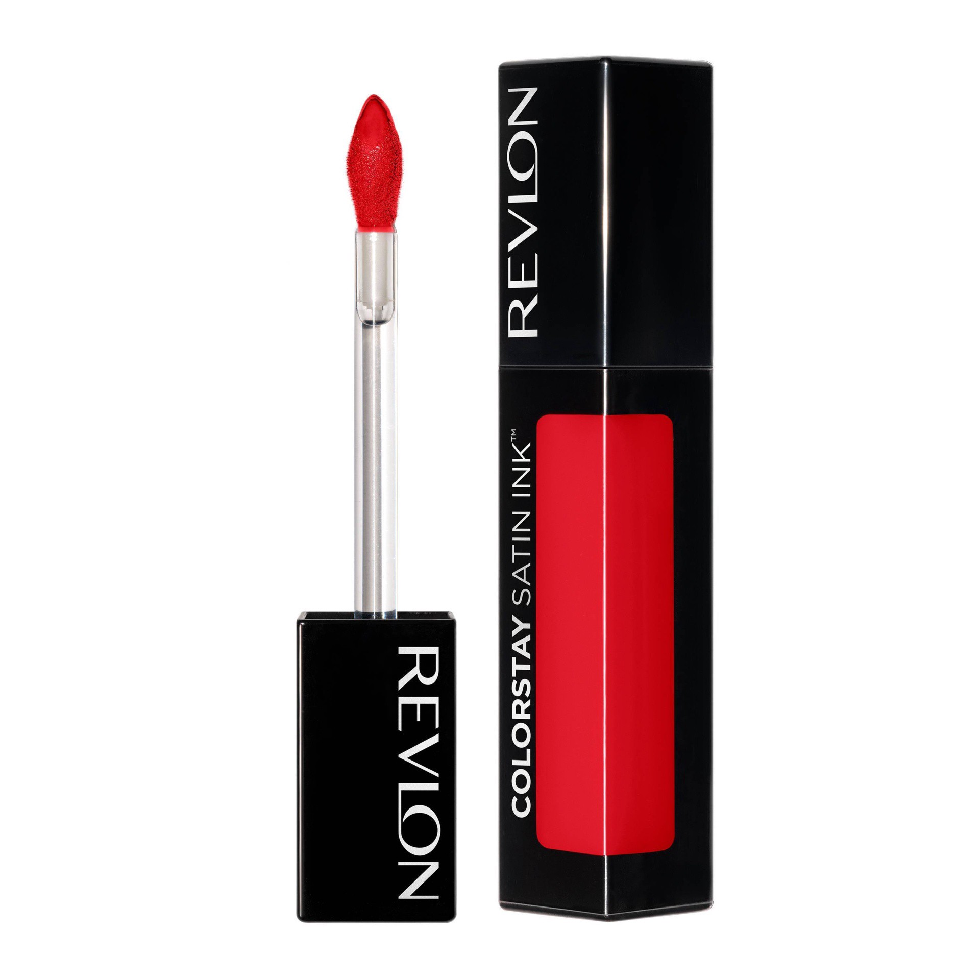 slide 1 of 9, Revlon ColorStay Satin Ink Fire & Ice 015 Liquid Lip Color 0.17 oz, 0.17 oz