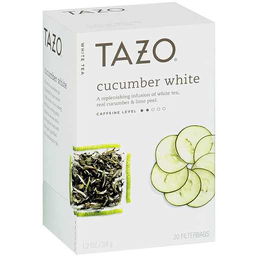 slide 2 of 3, Tazo Cucumber Lime White Tea, 20 ct