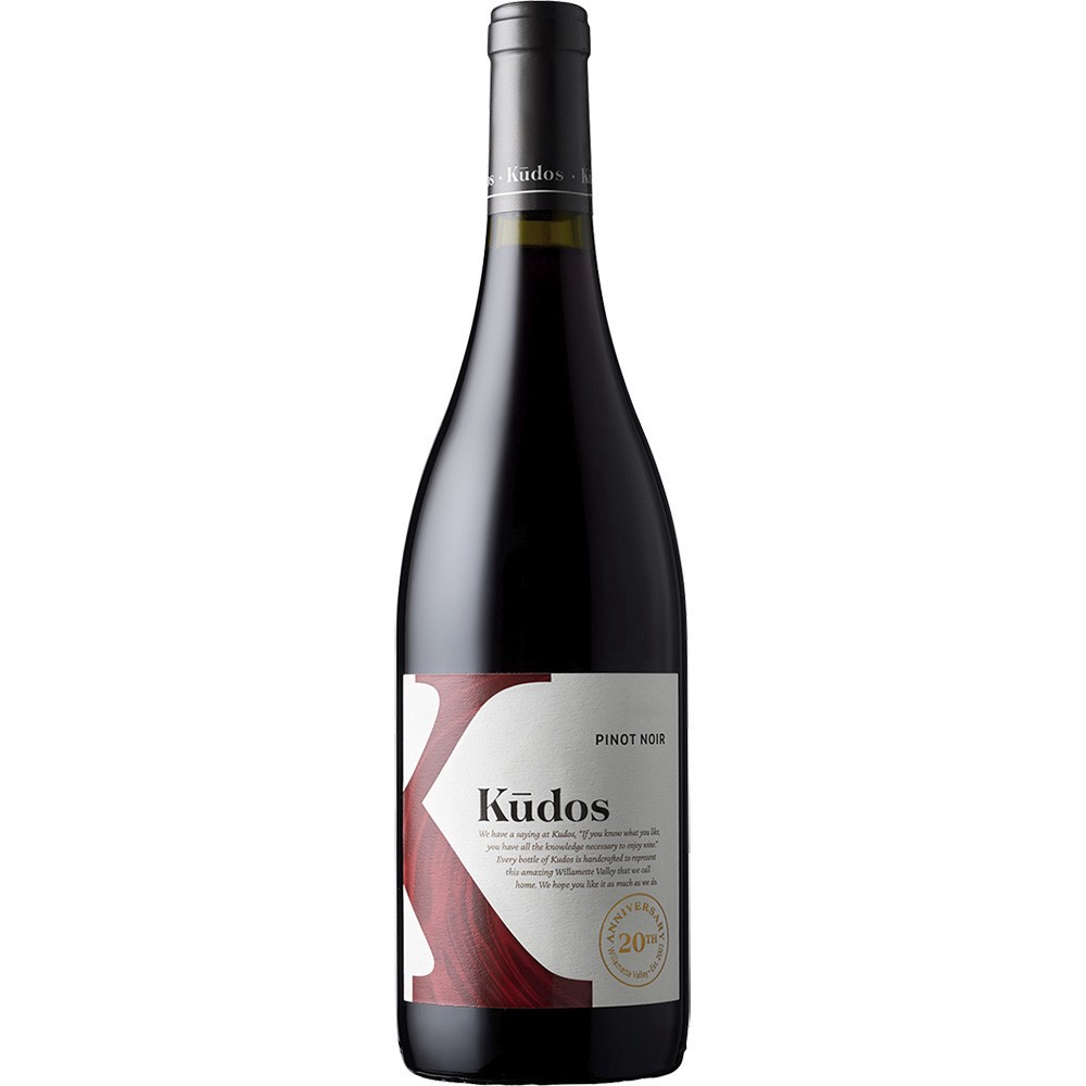 slide 1 of 1, Kudos Pinot Noir Willamette, 750 ml