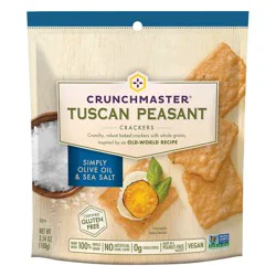 Crunchmaster Crackers, Simply Olive Oil & Sea Salt, Tuscan Peasant