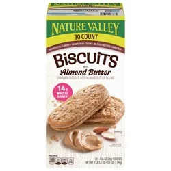 Nature Valley Almond Butter Biscuits, 30 ct