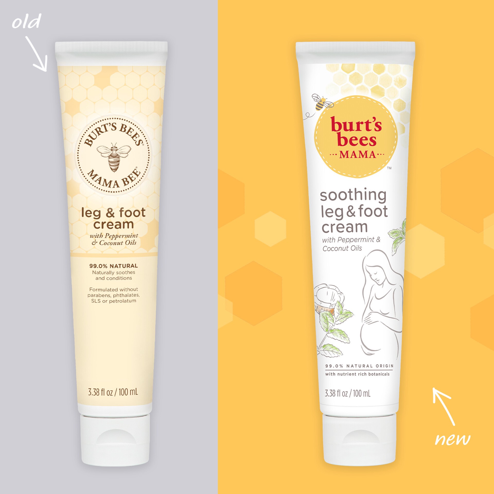 slide 2 of 5, Burt's Bees Leg & Foot Creme 3.38 oz, 3.38 oz