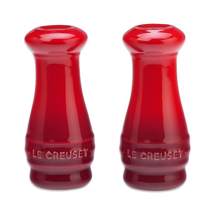 slide 1 of 1, Le Creuset Salt and Pepper Shakers - Cherry, 1 ct