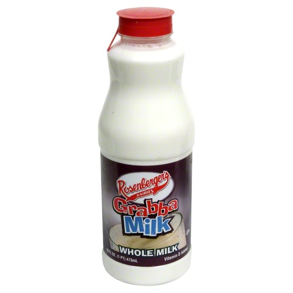 slide 1 of 1, Rosenberger's Milk, Whole, Vitamin D Added, 16 oz