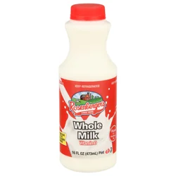 Rosenberger's Milk, Whole, Vitamin D Added - 16 oz
