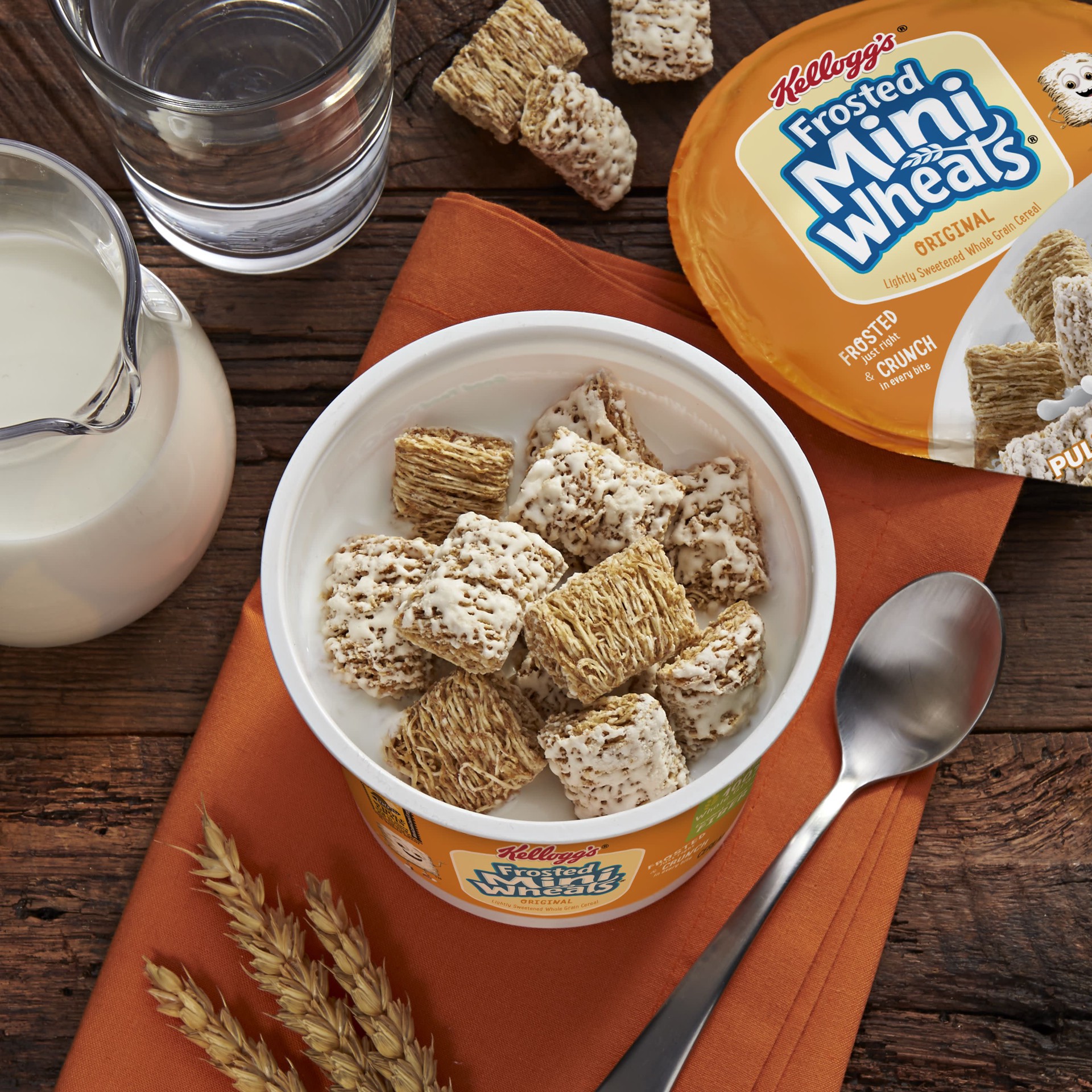 slide 2 of 5, Frosted Mini-Wheats Kellogg's Frosted Mini-Wheats Cold Breakfast Cereal, Original, 2.5 oz, 2.5 oz